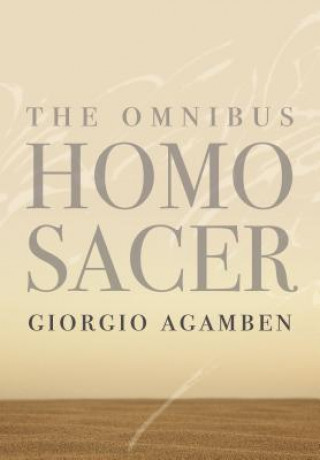 Kniha Omnibus Homo Sacer Giorgio Agamben