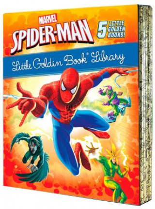 Kniha Spider-Man Little Golden Book Library (Marvel): Spider-Man!; Trapped by the Green Goblin; The Big Freeze!; High Voltage!; Night of the Vulture! Various