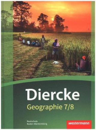 Carte Diercke Geographie 7 / 8. Schülerband. Baden-Württemberg 