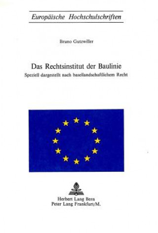Carte Das Rechtsinstitut Der Baulinie Bruno Gutzwiller