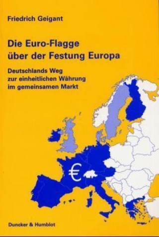 Carte Die Euro-Flagge über der Festung Europa Friedrich Geigant