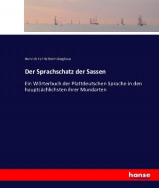 Carte Sprachschatz der Sassen Heinrich Karl Wilhelm Berghaus