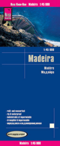Prasa Reise Know-How Landkarte Madeira 1:45.000 Reise Know-How Verlag Peter Rump