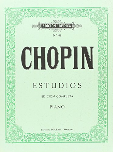 Carte Estudios. Ed.Completa Op.10 y 25 FREDERIC CHOPIN