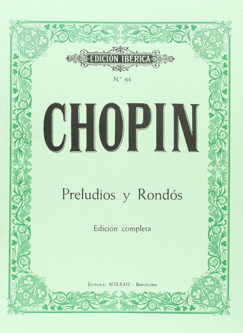 Carte Preludios y Rondós FREDERIC CHOPIN