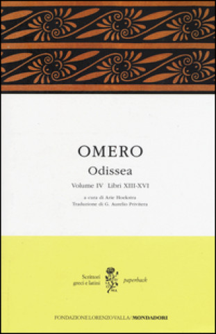 Kniha Odissea. Testo greco a fronte Omero