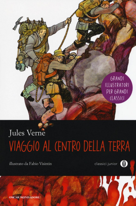 Knjiga Viaggio al centro della terra Jules Verne