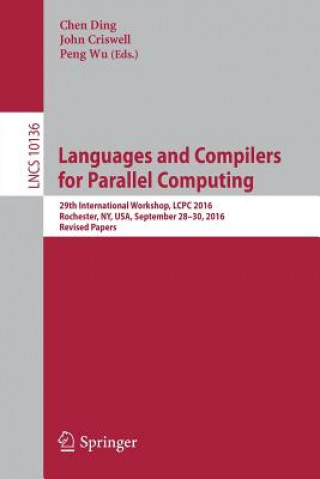 Carte Languages and Compilers for Parallel Computing Chen Ding