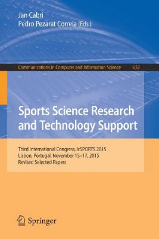 Kniha Sports Science Research and Technology Support Jan Cabri