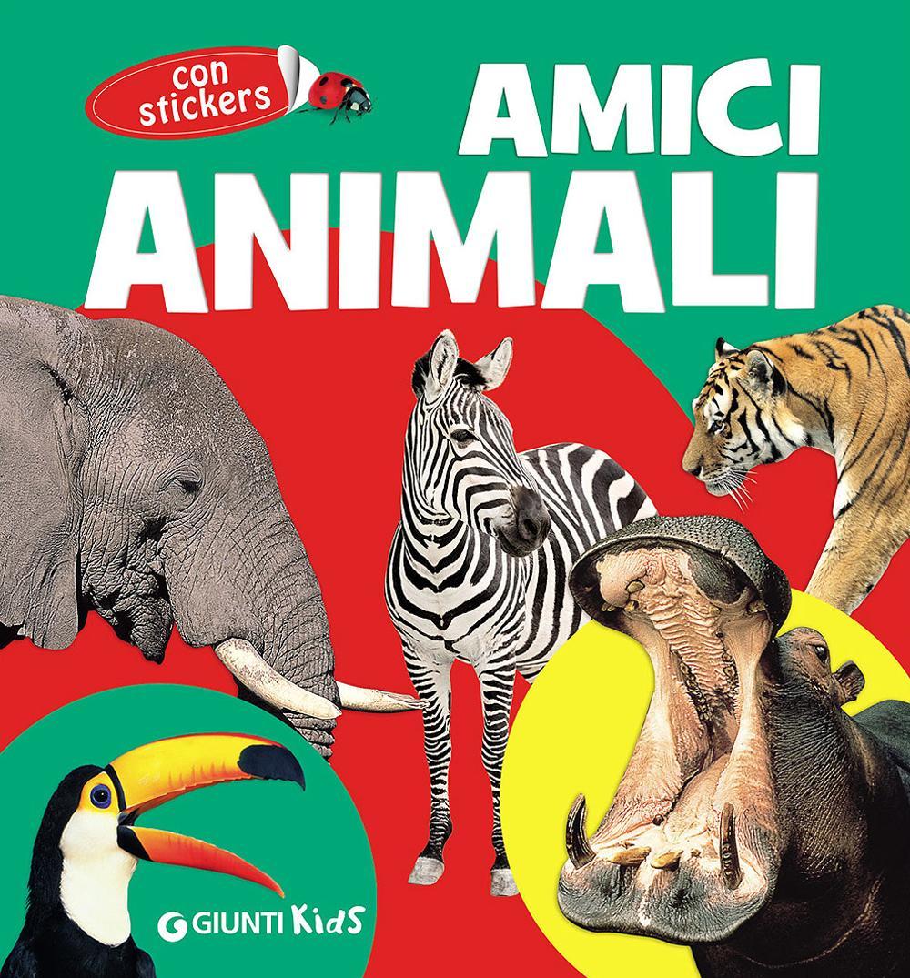 Книга Amici animali. Con adesivi 