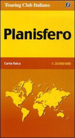 Kniha Planisfero. Carta fisica 1:33.000.000 