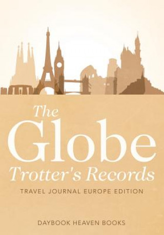 Carte Globe Trotter's Records - Travel Journal Europe Edition DAYBOOK HEAVEN BOOKS