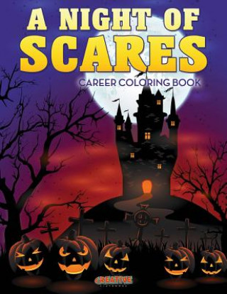 Kniha Night of Scares Coloring Book Creative Playbooks