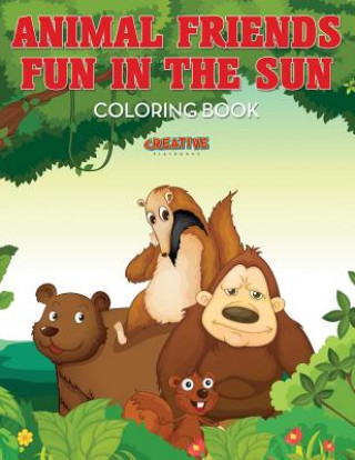 Livre Animal Friends Fun in the Sun Coloring Book Creative Playbooks