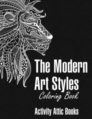 Książka Modern Art Styles Coloring Book ACTIVITY ATTIC  BOOK