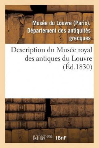 Carte Description Du Musee Royal Des Antiques Du Louvre -