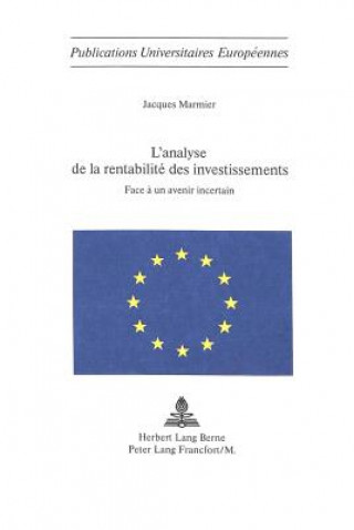 Carte L'analyse de la rentabilite des investissements Jacques Marmier