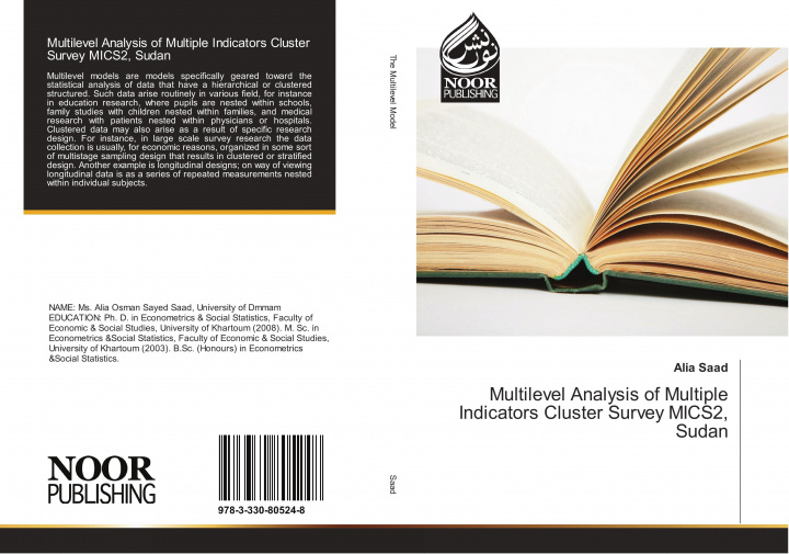 Kniha Multilevel Analysis of Multiple Indicators Cluster Survey MICS2, Sudan Alia Saad