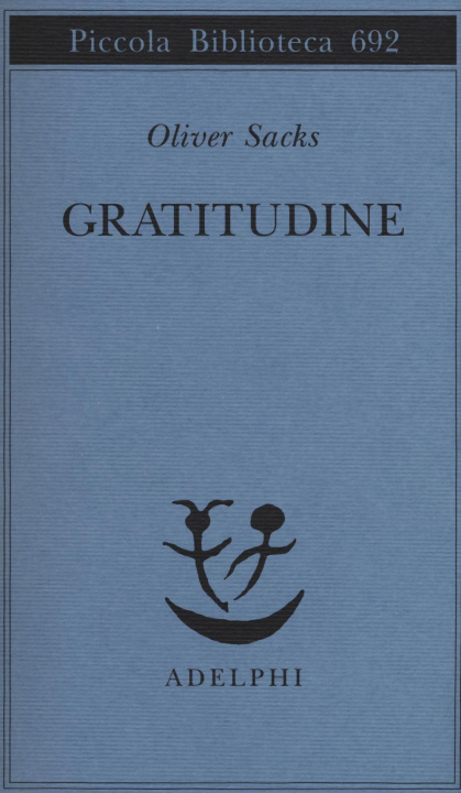 Книга Gratitudine Oliver Sacks
