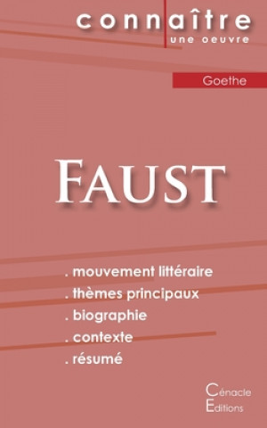 Kniha Fiche de lecture Faust de Goethe (Analyse litteraire de reference et resume complet) Goethe