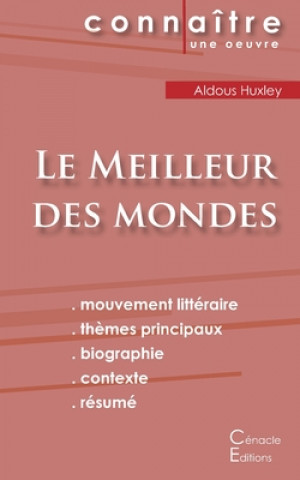 Könyv Fiche de lecture Le Meilleur des mondes de Aldous Huxley (Analyse litteraire de reference et resume complet) Aldous Huxley