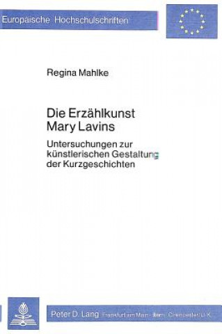 Książka Die Erzaehlkunst Mary Lavins Regina Mahlke