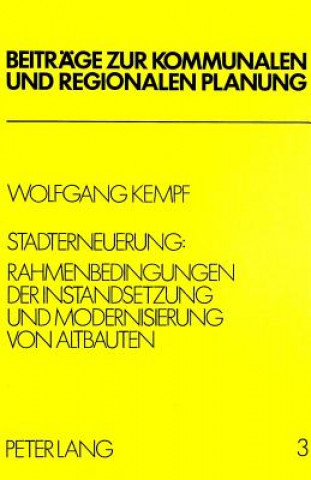 Livro Stadterneuerung Wolfgang Kempf