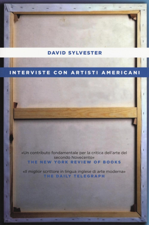 Książka Interviste con artisti americani David Sylvester