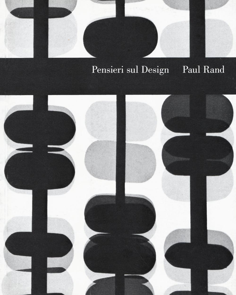 Kniha Pensieri sul design. Thoughtes on design Paul Rand