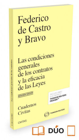 Kniha Las condiciones generales de los contratos y la eficacia de las Leyes ( Papel + e-book ) 