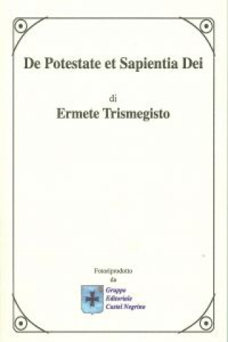 Книга De potestate et sapientia Dei ERMETE TRISMEGISTO