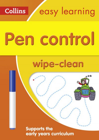 Книга Pen Control Age 3-5 Wipe Clean Activity Book Collins Easy Learning