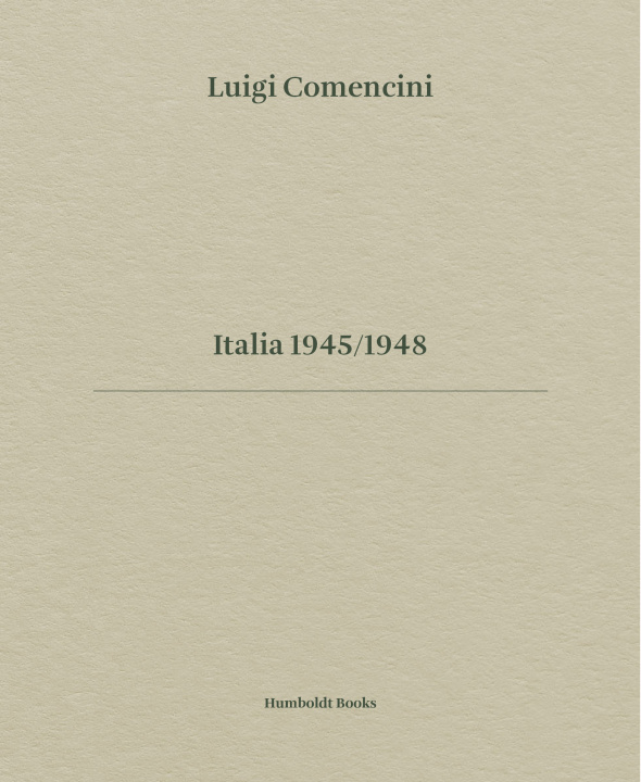 Kniha Luigi Comencini. Italia 1945-1948 