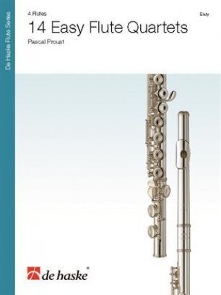 Książka 14 Easy Flute Quartets Pascal Proust