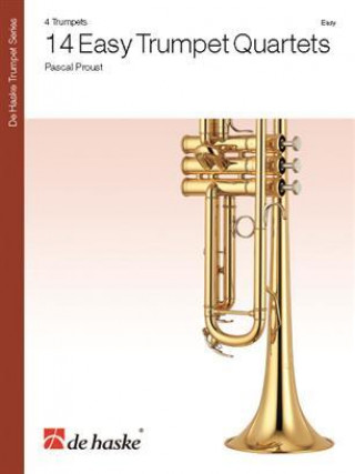 Kniha 14 Easy Trumpet Quartets Pascal Proust