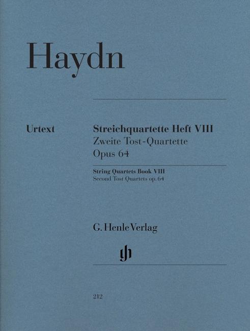 Kniha Streichquartette Heft VIII op. 64 Joseph Haydn