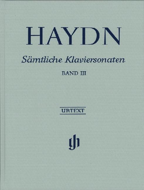 Kniha Sämtliche Klaviersonaten, Band III Joseph Haydn