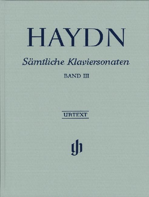 Könyv Sämtliche Klaviersonaten, Band III Joseph Haydn