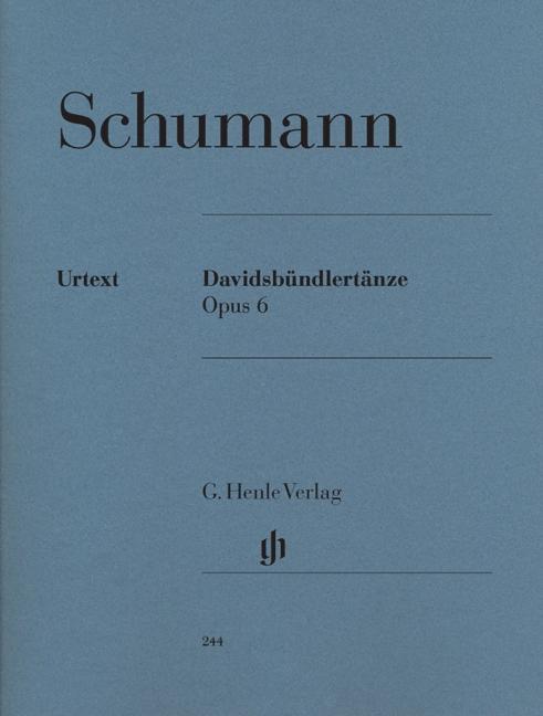 Könyv Schumann, Robert - Davidsbündlertänze op. 6 Robert Schumann