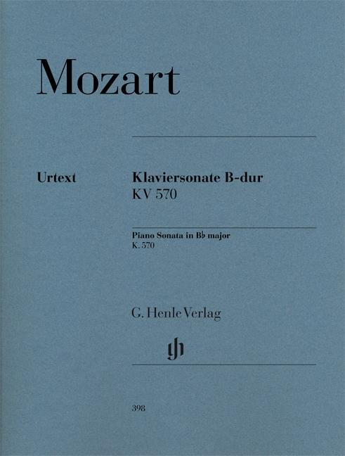 Kniha Mozart, W: Klaviersonate B-dur KV 570 Wolfgang Amadeus Mozart