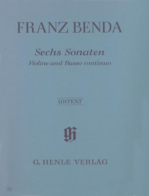 Livre 6 Sonaten Franz Benda