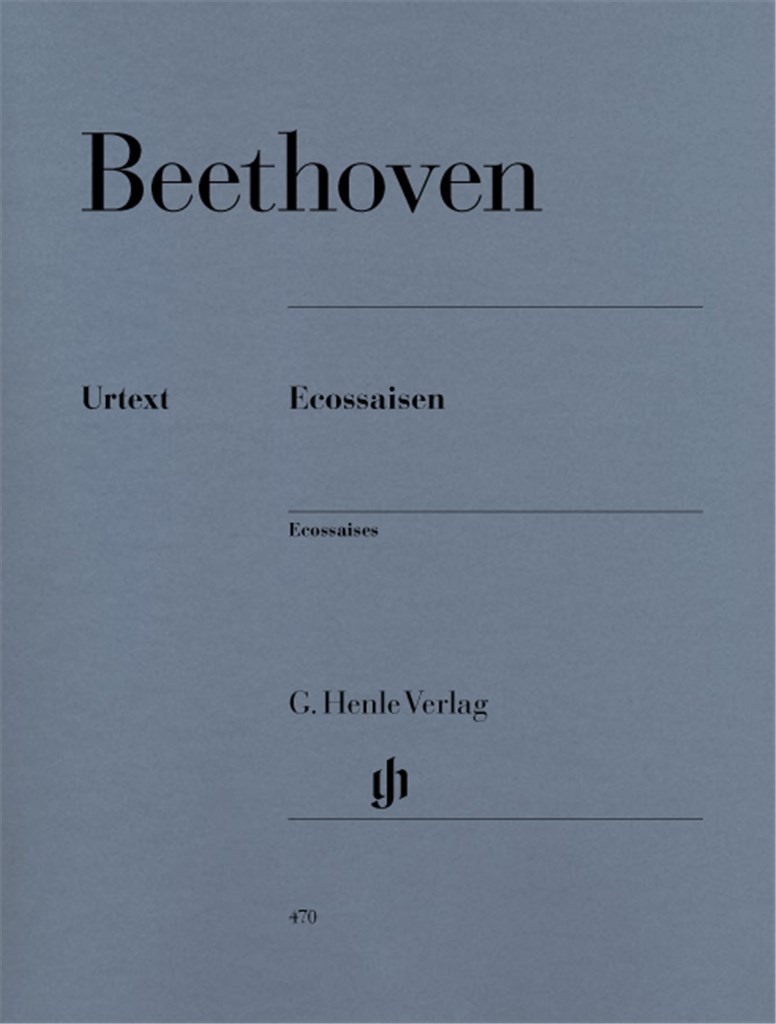 Kniha Ecossaisen WoO 83 und WoO 86 Ludwig van Beethoven