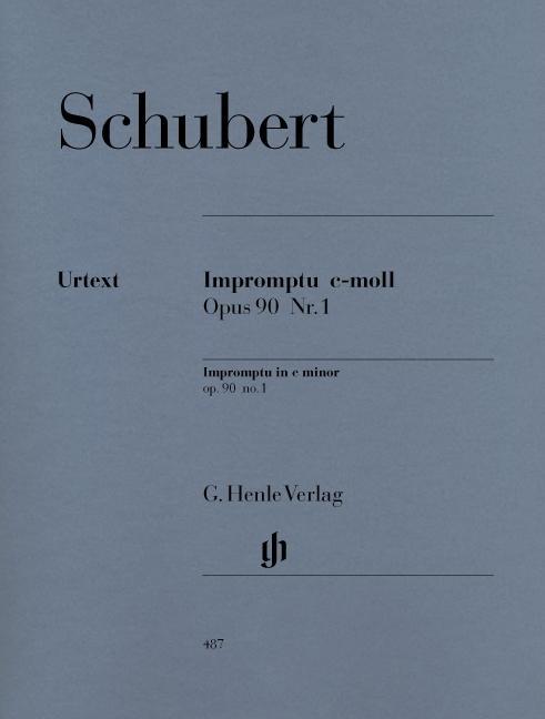 Carte Impromptu c-moll op. 90,1 D 899 Franz Schubert