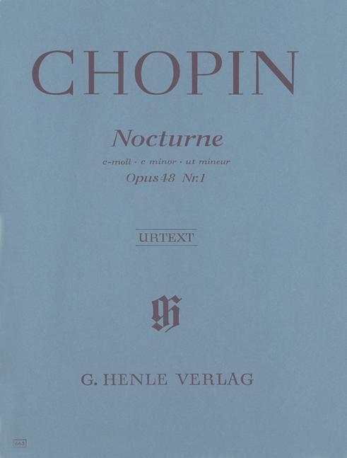 Carte Chopin, Frédéric - Nocturne c-moll op. 48 Nr. 1 Frédéric Chopin