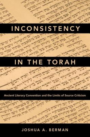Книга Inconsistency in the Torah Joshua A. Berman