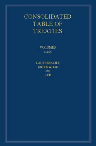 Kniha International Law Reports, Consolidated Table of Treaties Elihu Lauterpacht