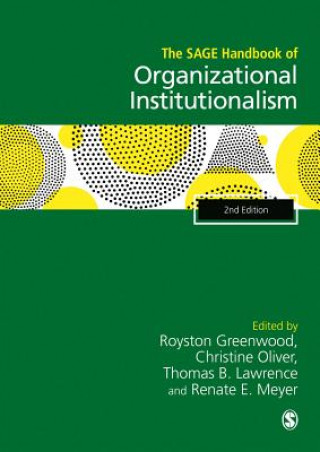 Carte SAGE Handbook of Organizational Institutionalism Royston Greenwood