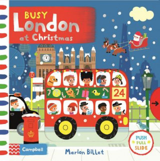 Carte Busy London at Christmas BILLET  MARION