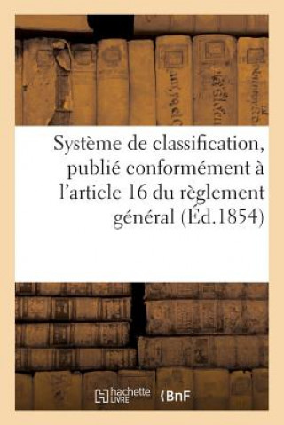 Carte Systeme de Classification, Publie Conformement A l'Article 16 Du Reglement General, SANS AUTEUR