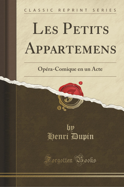 Książka Les Petits Appartemens Henri Dupin